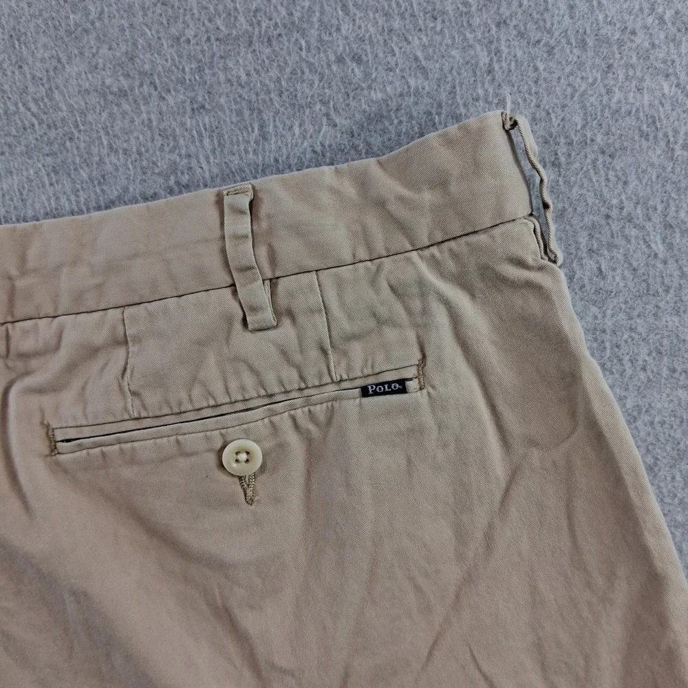 Polo Ralph Lauren Shorts Mens 36 Tan Stretch Classic Fit Chino Khaki Modern Prep
